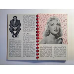 TV Personalities Book Sketch Hollywood Movie Film Stars TV Shows Original 1967